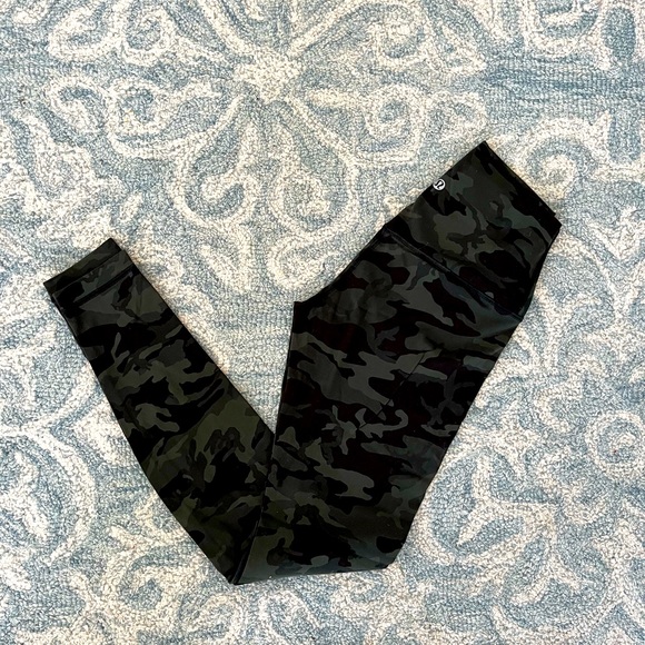 lululemon athletica Pants - Lululemon align pants 28 inch camo size 4